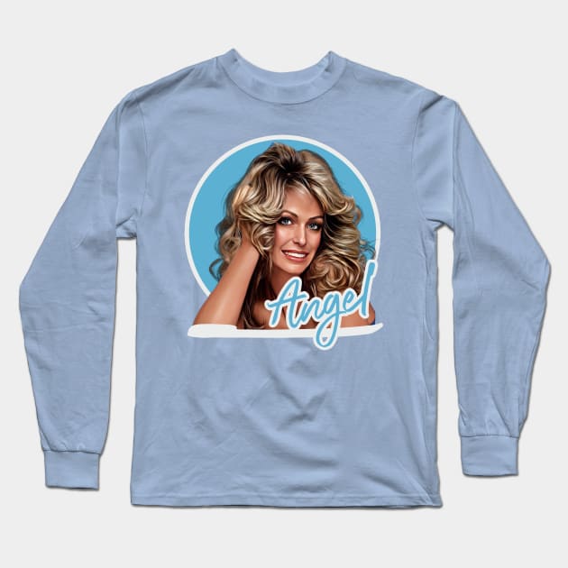 Farrah Fawcett Long Sleeve T-Shirt by Zbornak Designs